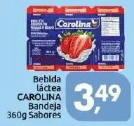 Supermercados Nori Bebida lactea carolina bandeja 360g sabores oferta