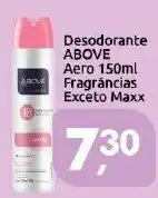 Supermercados Nori Desodorante above aero fragrâncias exceto maxx oferta