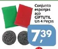 Supermercados Nori Conjunto esponjas aço GIFTUTIL oferta
