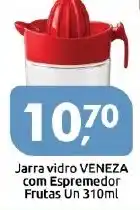 Supermercados Nori Jarra vidro venezia com espremedor frutas oferta