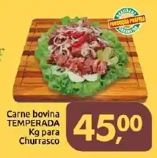 Supermercados Nori Carne bovina temperada kg para churrasco oferta