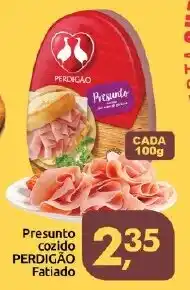 Supermercados Nori Presunto cozido PERDIGÃO Fatiado oferta