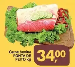 Supermercados Nori Carne bovina ponta de peito oferta