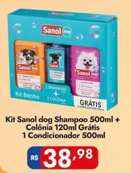 Supermercados Rondon Kit Sanol dog Shampoo oferta