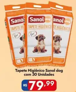 Supermercados Rondon Tapete Higiênico Sanol dog oferta