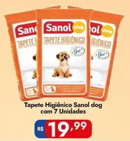 Supermercados Rondon Tapete higiênico sanol dog oferta