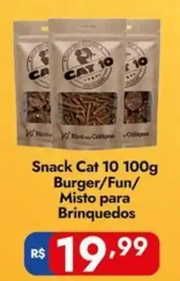 Supermercados Rondon Snack Cat 10 Burger/Fun/Misto para Brinquedos oferta