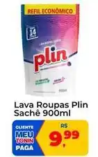 Tonin Superatacado Plin - lava roupas sachê 900ml oferta
