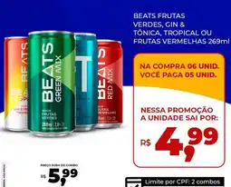 Tonin Superatacado Beats - frutas tónica, tropical ou frutas vermelhas oferta