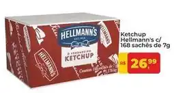 Tonin Superatacado Hellmann's - ketchup c/ 168 sachês de 7g oferta