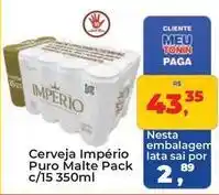 Imperio - cerveja império puro malte pack c/15