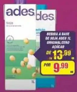 Violeta Supermercados Bebida a base de soja ades 1l original/zero açucar oferta