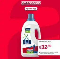 Lojas Americanas Omo - sabão liquido oferta