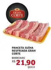 Assaí Atacadista Panceta suína resfriada corte oferta