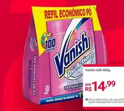 Lojas Americanas Vanish - refil oferta