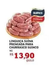 Assaí Atacadista Premiada - linguiça suína premiera para churrasco suinco oferta