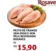 Rosava - peito de frango sem osso e sem pele resfriado