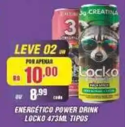 Violeta Supermercados energético power drink locko 473ml tipos oferta