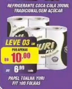 Violeta Supermercados papel toalha yuri fit 100 folhas oferta