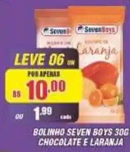 Violeta Supermercados Bolinho seven boys 30g chocolate e laranja oferta