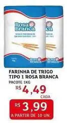 Assaí Atacadista Rosa branca - farinha de trigo tipo 1 oferta