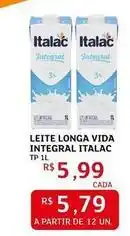 Assaí Atacadista Italac - leite longa vida integral oferta