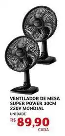 Assaí Atacadista Super - ventilador de mesa power oferta