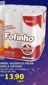 Assaí Atacadista Fofinho - papel higiênico folha dupla oferta