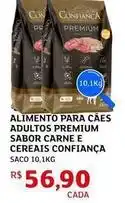 Assaí Atacadista Confiança - alimento para cães adultos premium sabor carne e cereais oferta