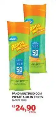 Assaí Atacadista Alkin - pano multiuso com picate alklin cores oferta