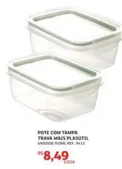Assaí Atacadista Mais - pote com tampa trava plasuti oferta
