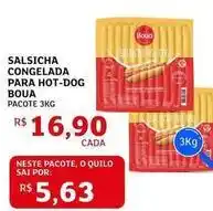 Assaí Atacadista Pacote - salsicha congelada para hot-dog oferta
