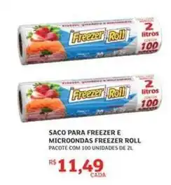 Freezer-roll - saco para freezer e microondas