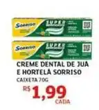 Assaí Atacadista Sorriso - creme dental de jua e hortela oferta