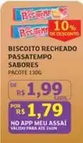 Assaí Atacadista Passatempo - biscoito recheado sabores oferta