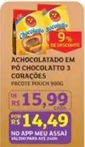Assaí Atacadista 3 corações - achocolatado em po chocolatto oferta