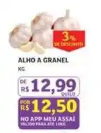 Assaí Atacadista A granel - alho oferta