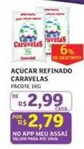 Assaí Atacadista Caravelas - açúcar refinado oferta