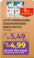 Assaí Atacadista Moça - leite condensado semidesnatado oferta