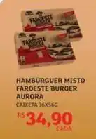 Assaí Atacadista Aurora - hamburguer misto faroeste burger oferta