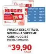 Assaí Atacadista Huggies - fralda descartável roupinha supreme care oferta