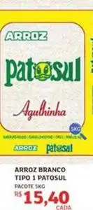 Assaí Atacadista Patosul - arroz branco tipo 1 oferta