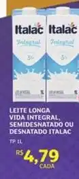 Assaí Atacadista Italac - leite longa vida integral, semidesnatado ou desnatado oferta