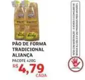 Assaí Atacadista Aliança - pão de forma tradicional oferta