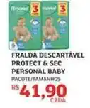 Assaí Atacadista Personal baby - fralda descartável protect & sec oferta