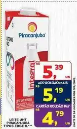 Roldão Piracanjuba - leite uht tipacanjuba, tipos ecogel oferta