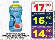 Roldão Danone - iogurte líquido zero morango ou batido oferta