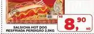 Roldão Perdigão - salsicha hot dog resfriada oferta