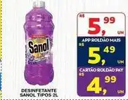 Roldão Sanol - desinfetante tipos oferta
