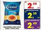 Roldão Camil - macarrao com ovos oferta
